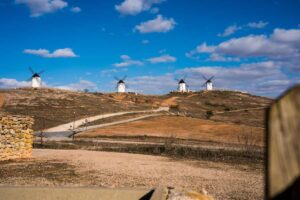 Imagen de los molinos de Alcázar de San Juan