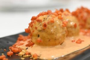 Las premiadas patatas bravas de Albacete. Imagen: Restaurante Martina