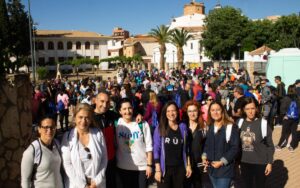 Marcha en Elche de la Sierra dentro del programa 7000pasosX