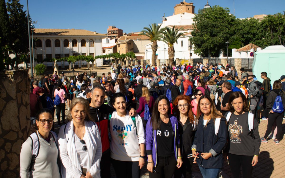 Marcha en Elche de la Sierra dentro del programa 7000pasosX