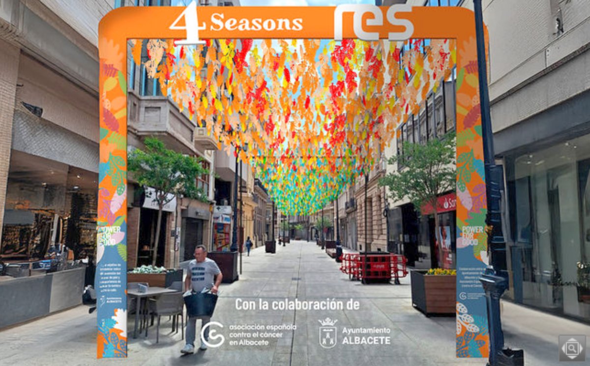 Imagen del proyecto de '4 Seasons' de Res en la calle Ancha de Albacete