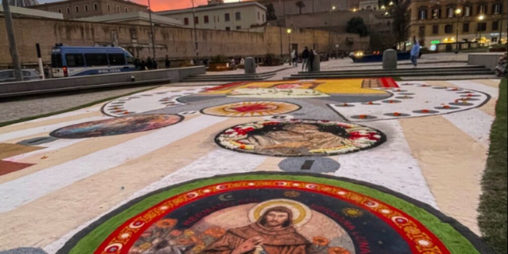 Alfombras de Serrín de Elche de la Sierra (Albacete)