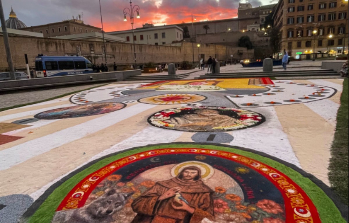 Alfombras de Serrín de Elche de la Sierra (Albacete)