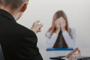 Acoso laboral. Imagen de archivo