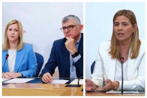 Ana Isabel Abengózar, Ángel Tomás Godoy y Carolina Aguado.