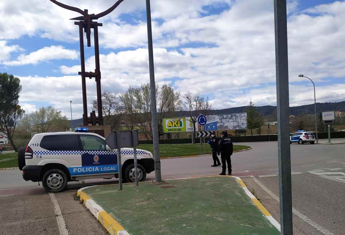 Agentes de la Policía Local de Cuenca.