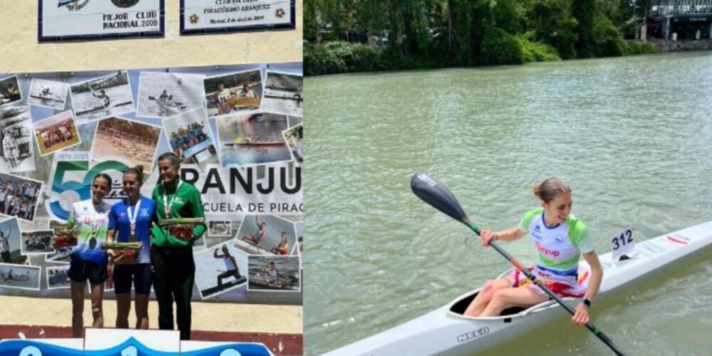 Arantxa Toledo, subcampeona de Espñaña en la modalidad de Ríos.