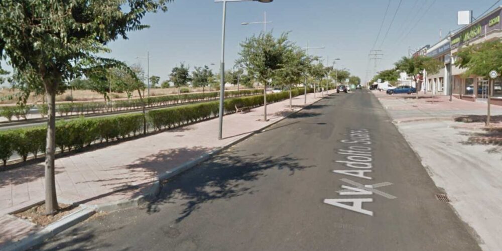 Avenida Adolfo Suárez, en Tarancón (Cuenca).