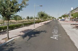 Avenida Adolfo Suárez, en Tarancón (Cuenca).