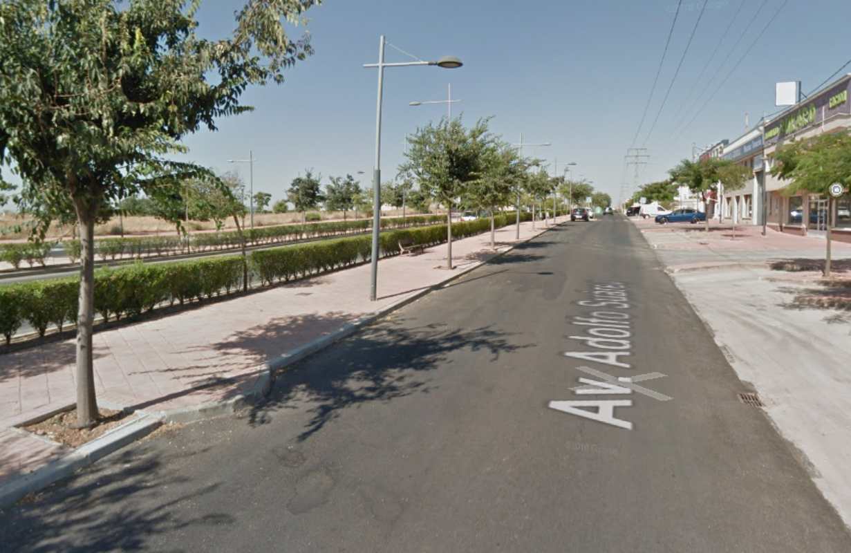 Avenida Adolfo Suárez, en Tarancón (Cuenca).