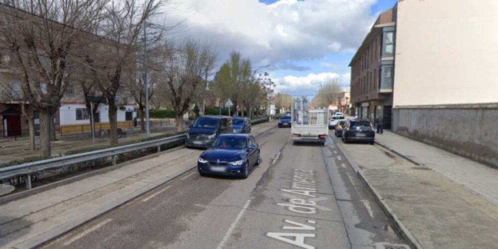 Avenida América, en Magán (Toledo).