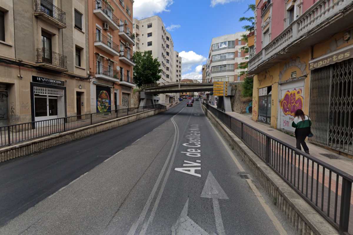 El atropello se ha producido en la avenida de Castilla-La Mancha de Cuenca. Foto: Google Maps