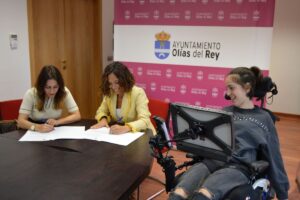 Firma del convenio de colaboración.