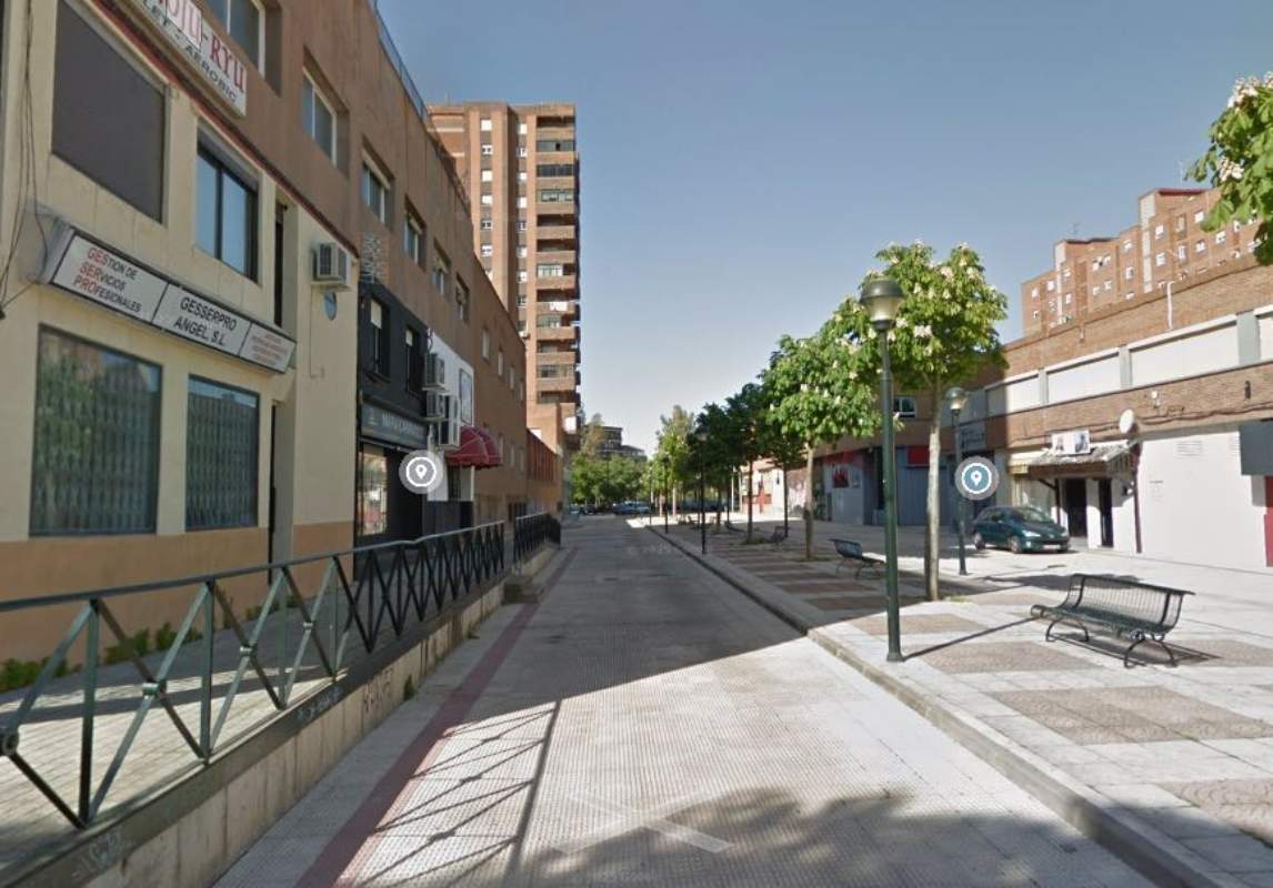 Calle Florida de Talavera, escenario de una agresión.