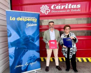 Luis Aznal, director de Comunicación y Responsabilidad Social Corporativa de La Despensa Supermercados y Marisa Martínez, responsable del programa Empresas con Corazón.