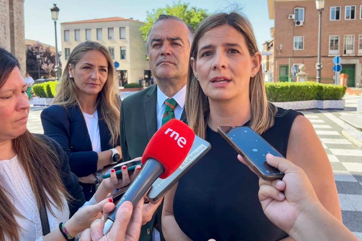 Carolina Agudo junto a José Julián Gregorio en Talavera