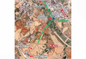 La nueva carretera que conectará Cuenca con la estación de AVE.