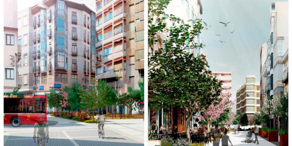 Así será la nueva calle Carretería, en Cuenca.