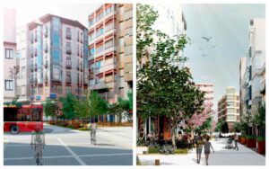 Así será la nueva calle Carretería, en Cuenca.