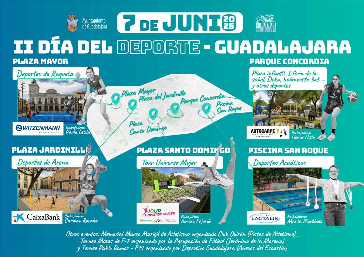 Cartel Día del Deporte Guadalajara