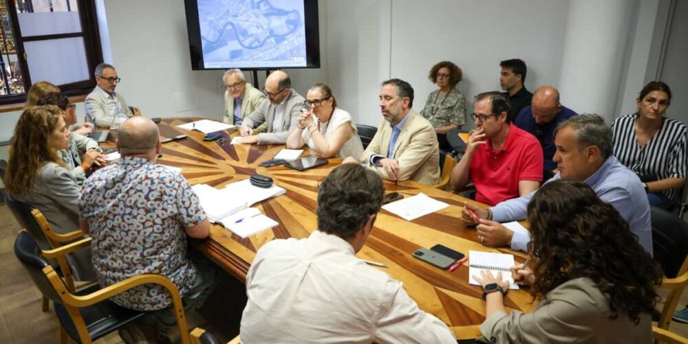 Comisión de Urbanismo en el Ayuntamiento de Toledo.