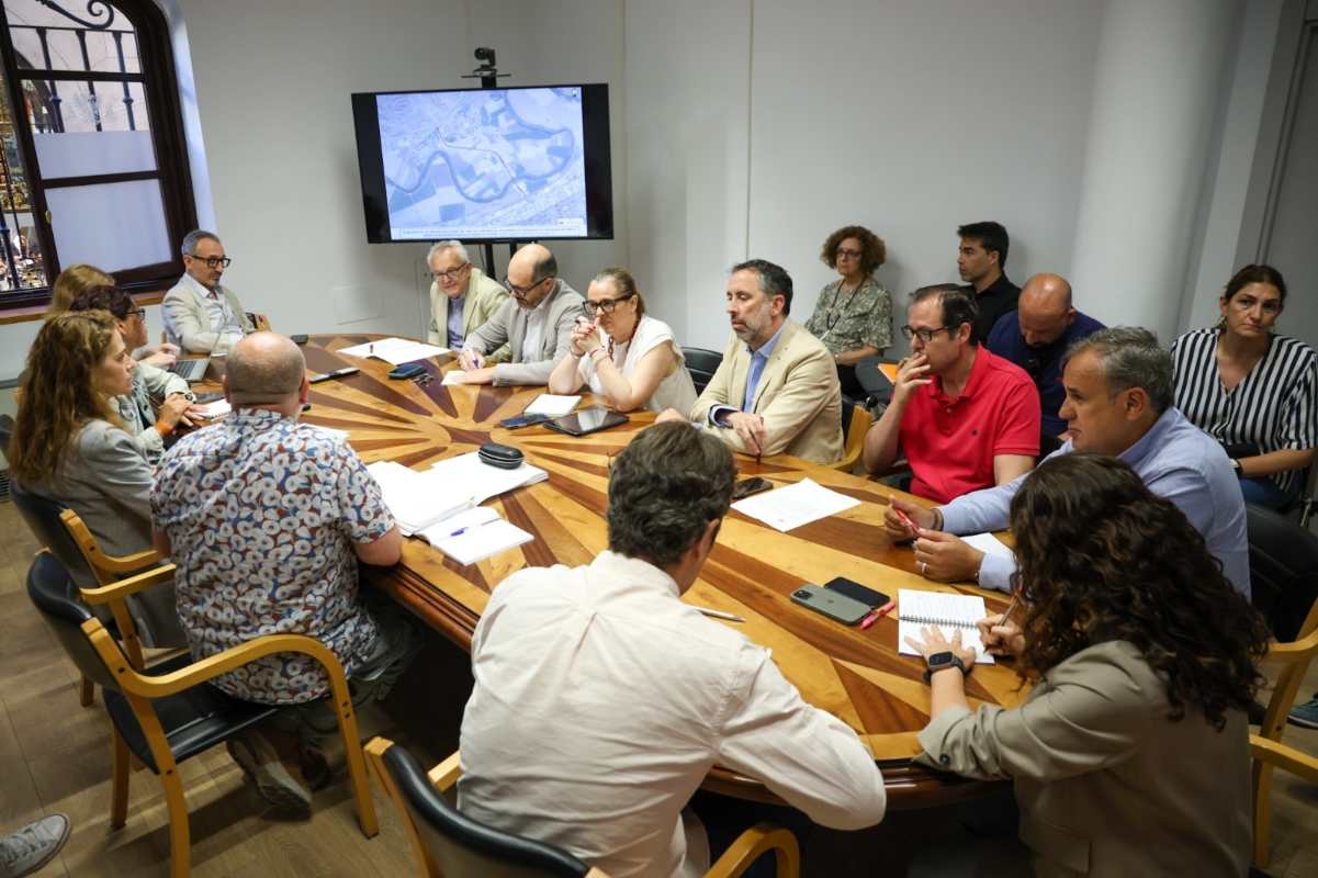 Comisión de Urbanismo en el Ayuntamiento de Toledo.