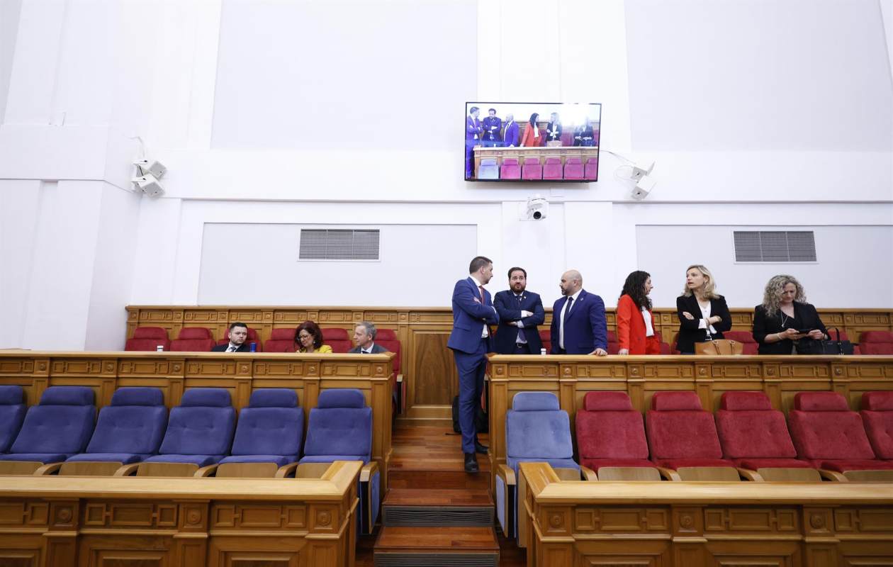 Parte del Grupo Socialista en las Cortes de Castilla-La Mancha.