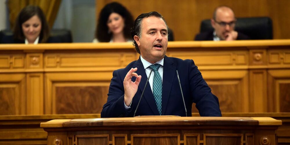 David Moreno, presidente del Grupo Parlamentario de Vox.