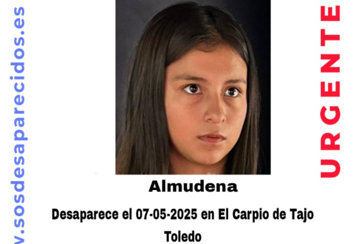 Desaparece una joven de 13 años en El Carpio de Tajo (Toledo). Foto: SOS Desaparecidos