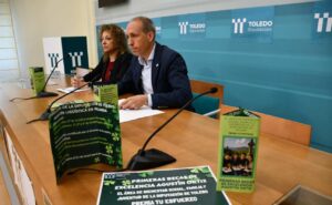 El vicepresidente provincial, Daniel Arias, presentó las becas.