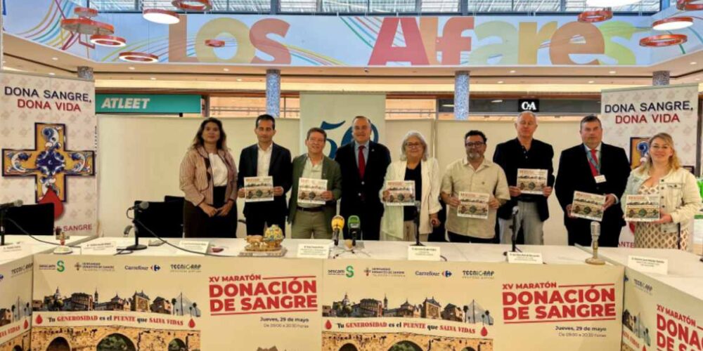 Presentación del XV Maratón de Donación de Sangre de Talavera. Foto: Ayuntamiento de Talavera