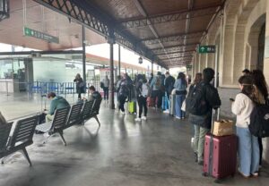 Estación de tren en Toledo.