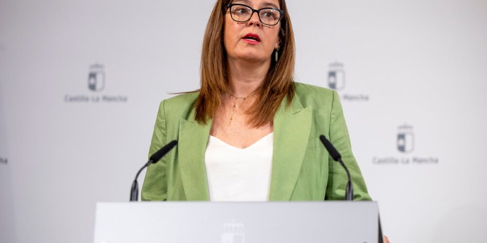 La consejera portavoz del Gobierno regional, Esther Padilla. EFE/Ismael Herrerobierno. EFE/Ismael Herrero