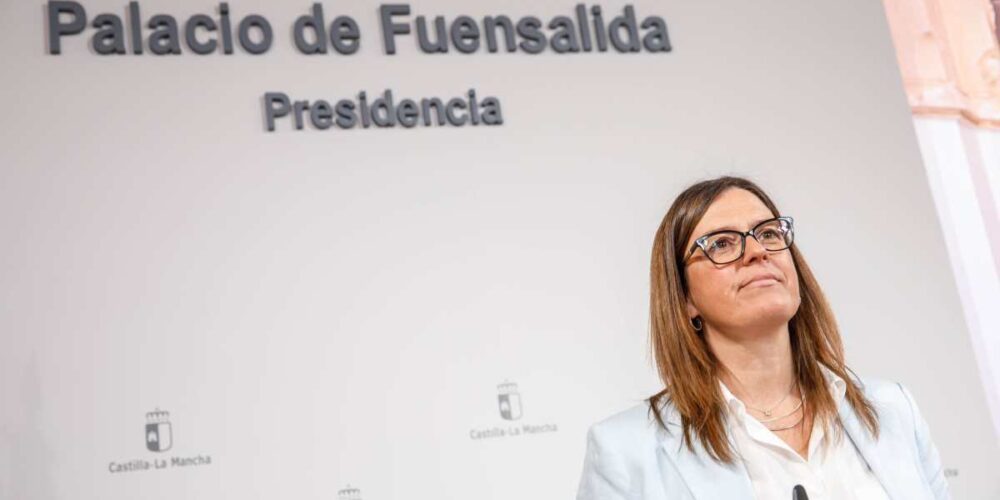 La consejera portavoz el Gobierno de Castilla-La Mancha, Esther Padilla.