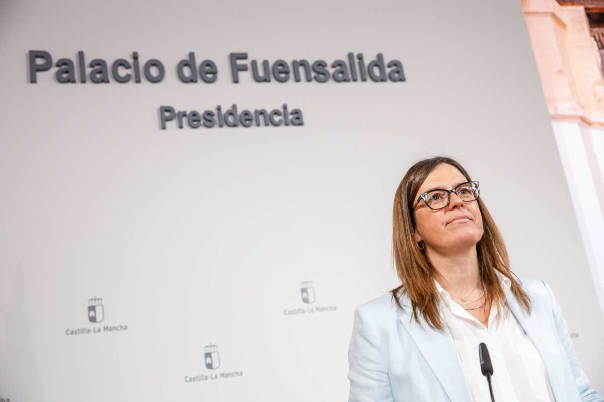 La consejera portavoz el Gobierno de Castilla-La Mancha, Esther Padilla.
