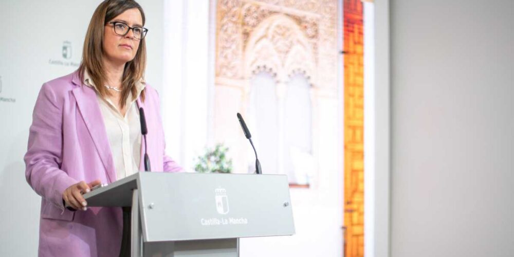 La consejera portavoz del Gobierno de Castilla-La Mancha, Esther Padilla.