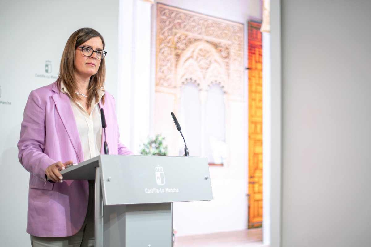 La consejera portavoz del Gobierno de Castilla-La Mancha, Esther Padilla.