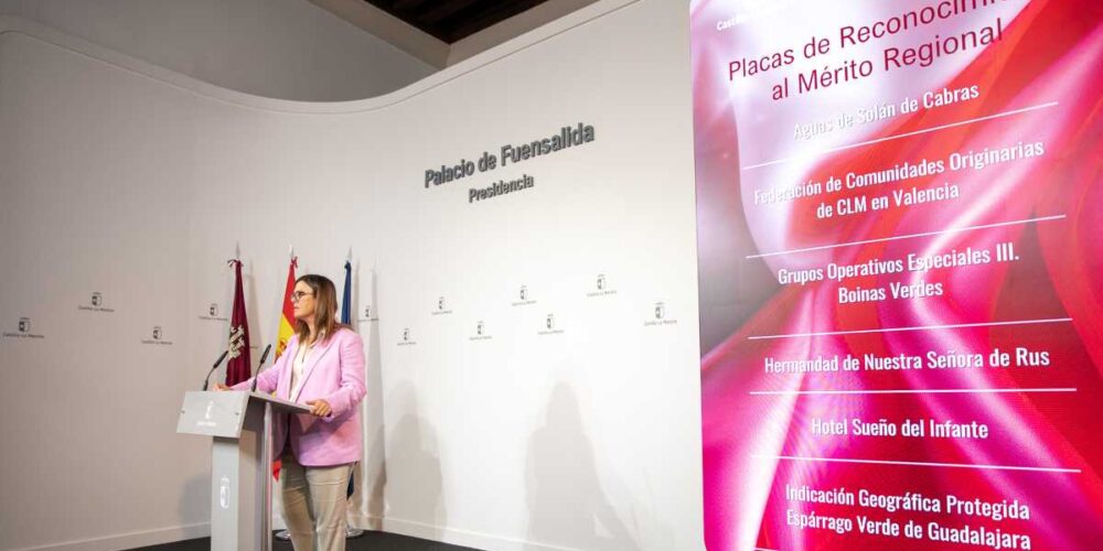 La consejera portavoz del Gobierno de Castilla-La Mancha, Esther Padilla.