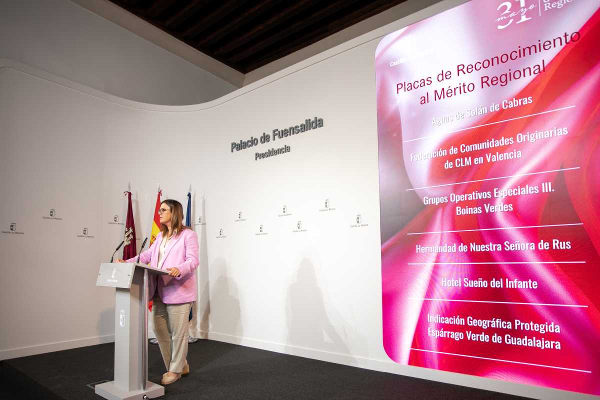 La consejera portavoz del Gobierno de Castilla-La Mancha, Esther Padilla.