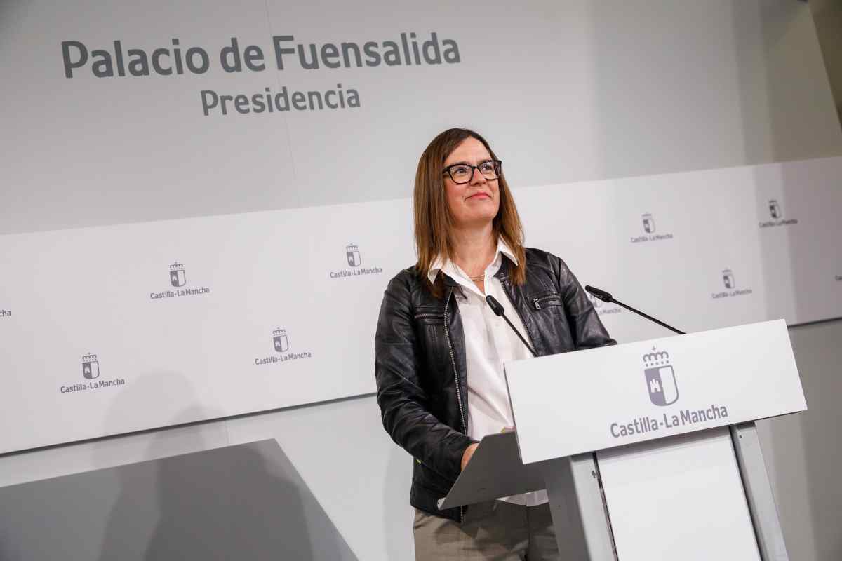 La consejera portavoz del Gobierno de Castilla-La Mancha, Esther Padilla.