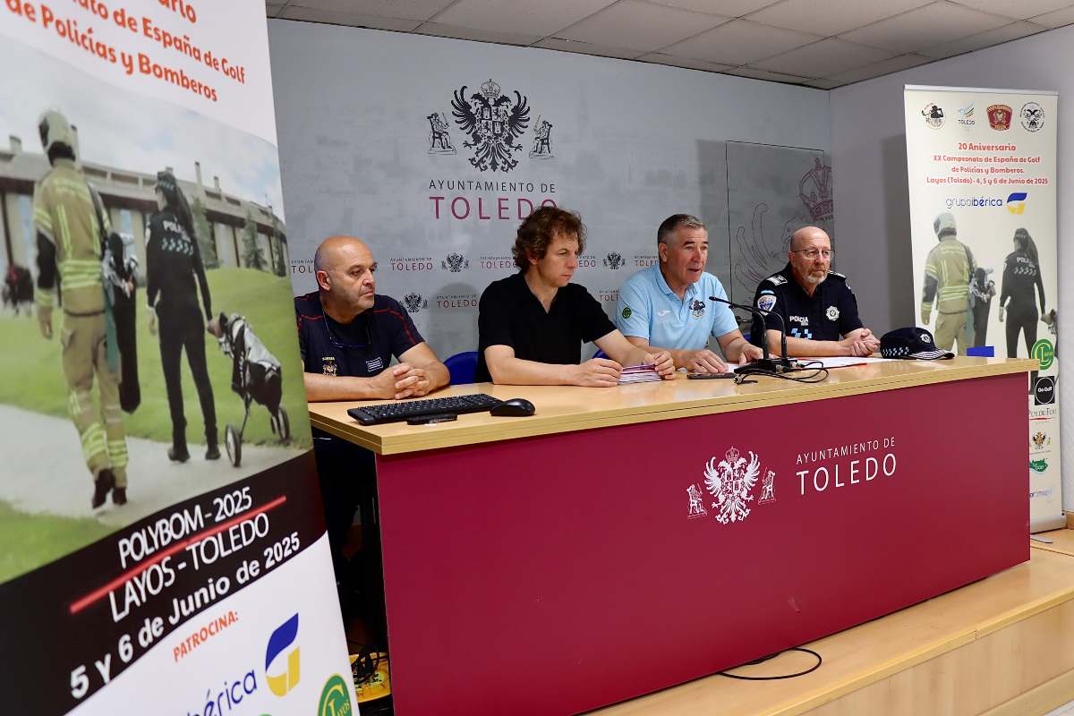 Rubén Lozano presentó el Nacional de golf para policías y bomberos.