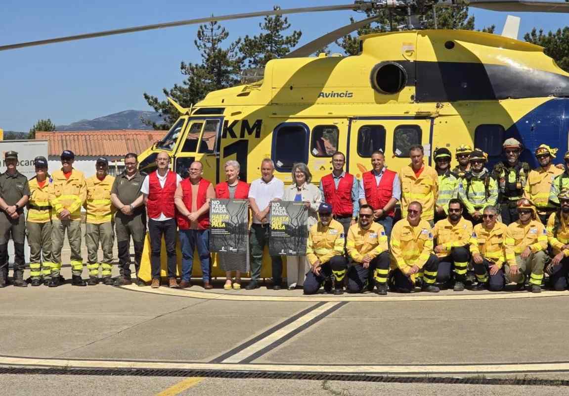 Mercedes Gómez presentó la campaña de incendios.