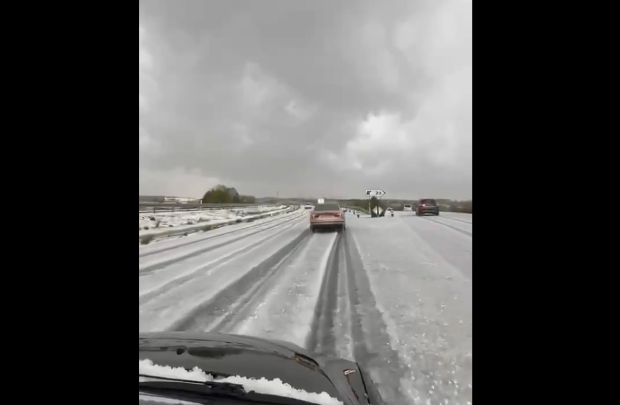 Imagen de la A-30 a la altura de Pozo Cañada.
