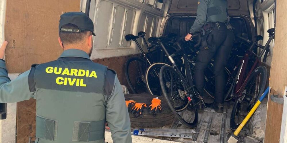 Bicicletas incautadas Guardia Civil