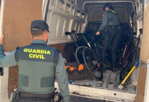 Bicicletas incautadas Guardia Civil