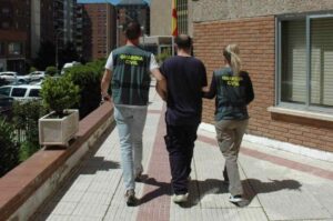 Imagen de la detención del yihadista en Guadalajara.