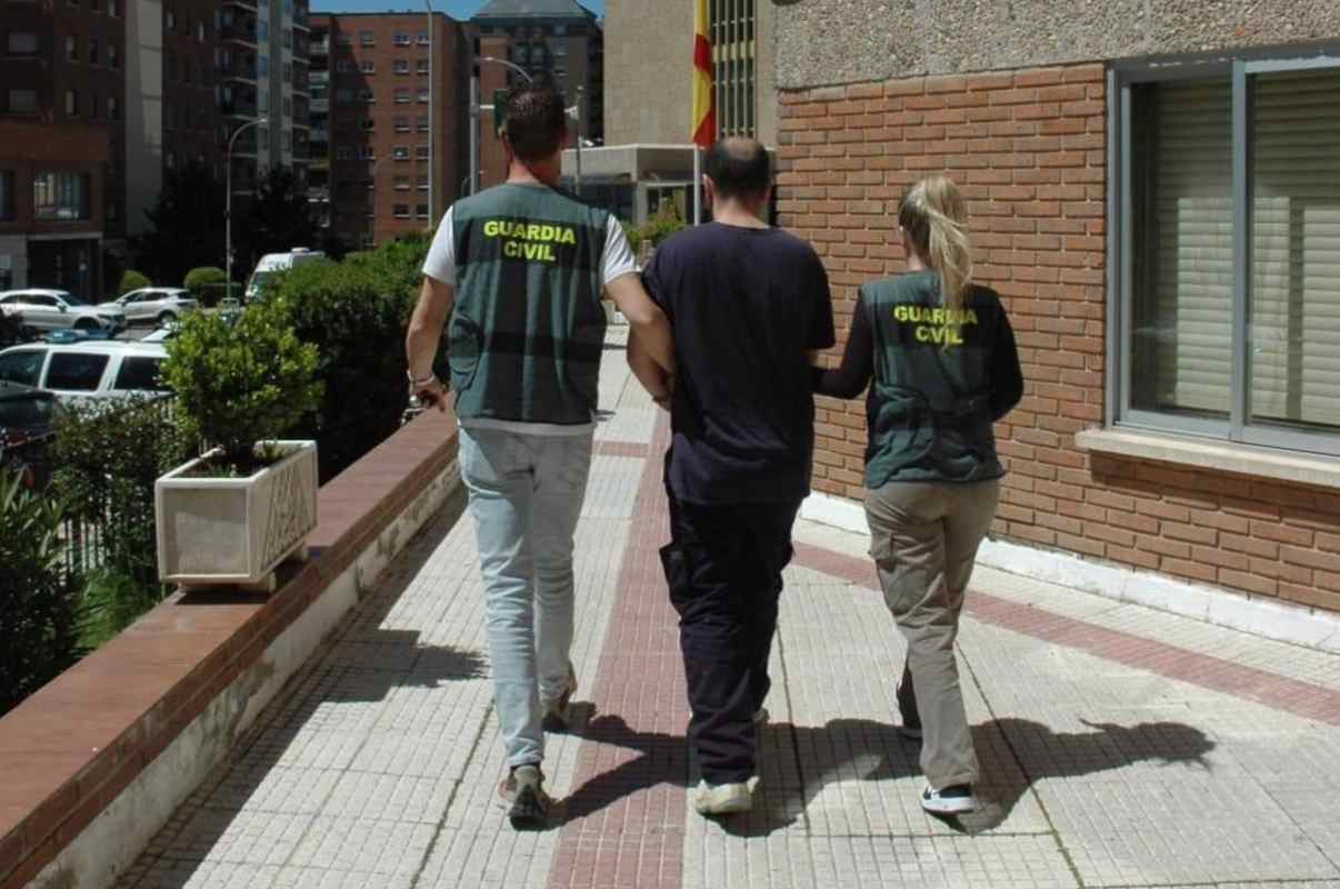 Imagen de la detención del yihadista en Guadalajara.