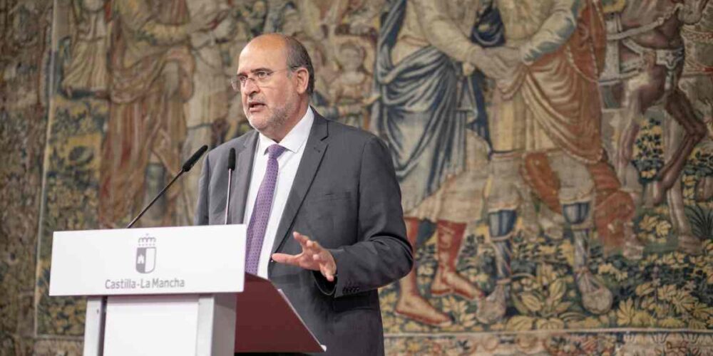 El vicepresidente primero de Castilla-La Mancha, José Luis Martínez Guijarro.
