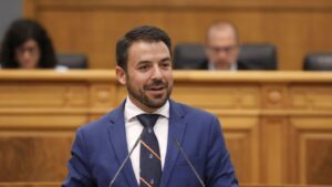 Iván Sánchez, portavoz de Vox en las Cortes regionales.