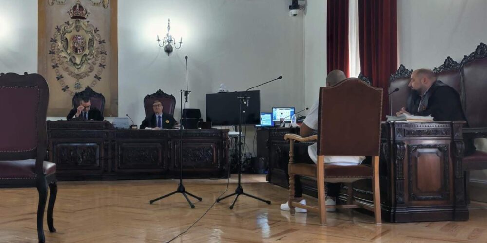 Un momento del juicio en la Audencia Provincial de Toledo.